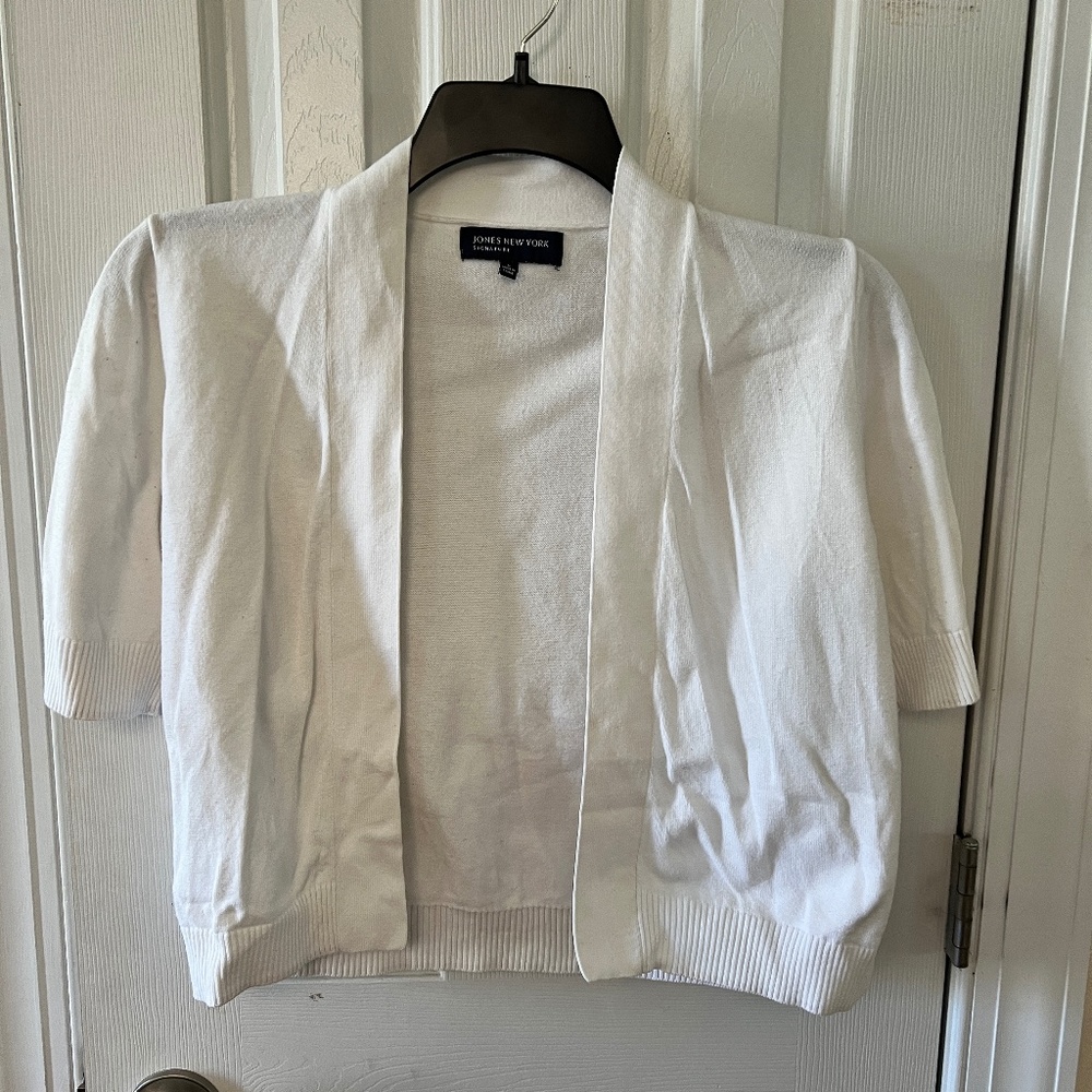 Jones New York short sleeve cardigan - SZ L